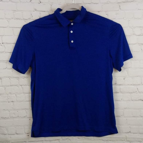 Nordstrom Striped Collared Golf Polo Short XL